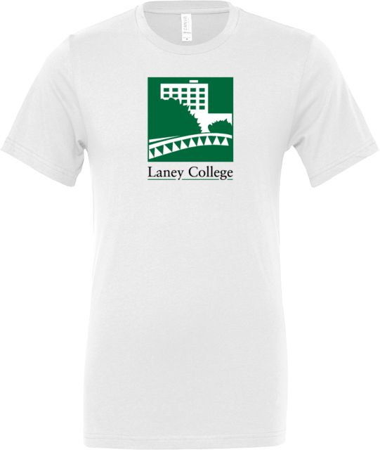 Laney College Bella + Canvas Jersey Cotton T Shirt Laney College Logo - ONLINE ONLY