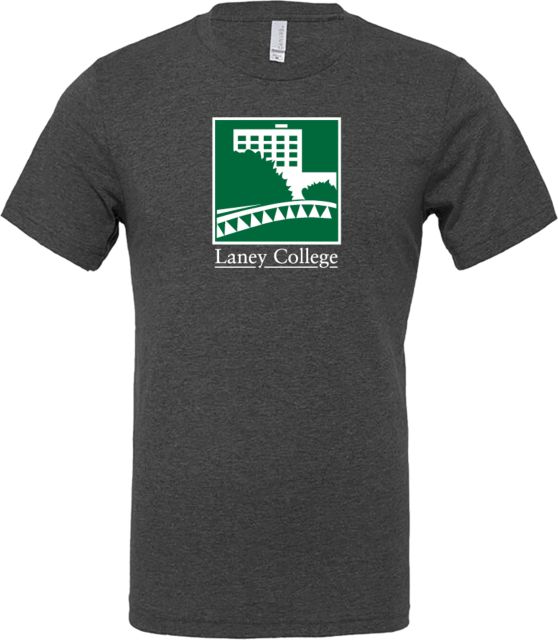 Laney College Bella + Canvas Heather CVC T Shirt Laney College Logo - ONLINE ONLY