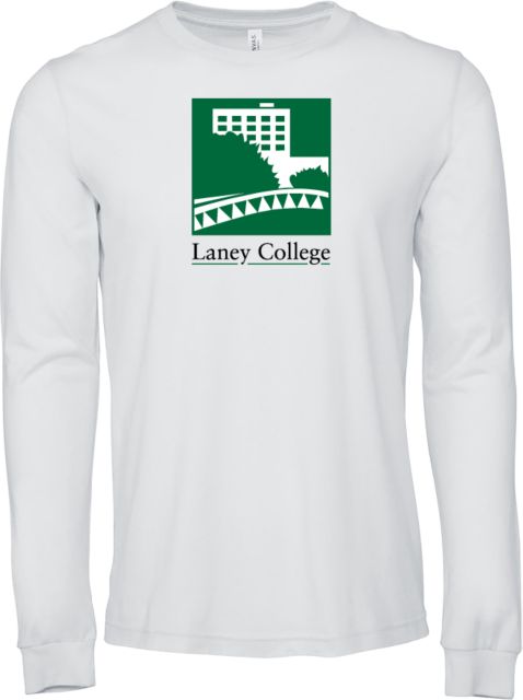 Laney College Bella + Canvas Jersey Cotton Long Sleeve T Shirt Laney College Logo - ONLINE ONLY