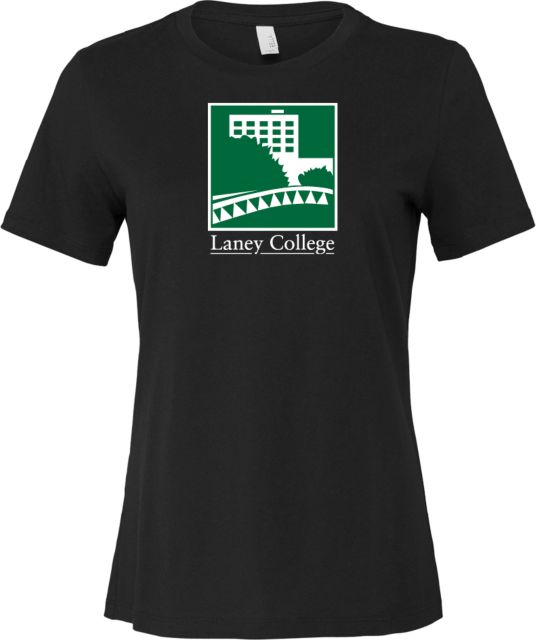 Laney College Bella + Canvas Womens Relaxed Cotton T Shirt Laney College Logo - ONLINE ONLY