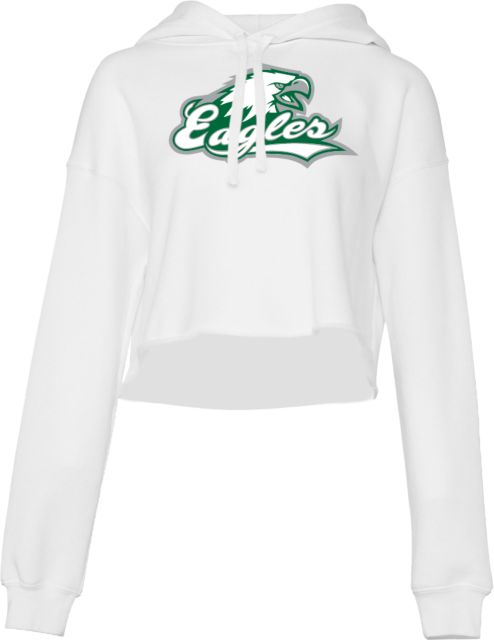 Laney College Bella + Canvas Womens Cropped Fleece Hood Laney College Athletic Mark - ONLINE ONLY