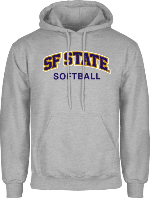 San Francisco State Fleece Hoodie Softball ONLINE ONLY San Francisco State University