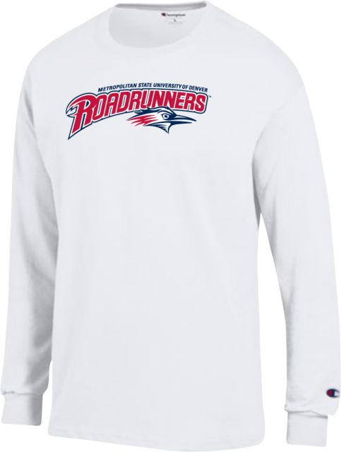 MSU Denver Champion Long Sleeve T Shirt Primary Mark