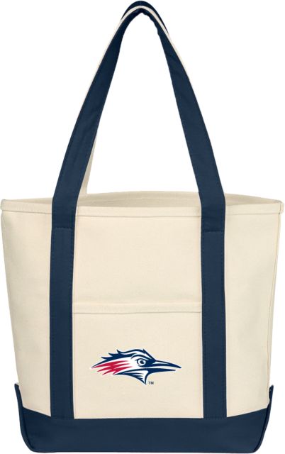 MSU Denver Cotton Canvas Tote Bag Roadrunner Head