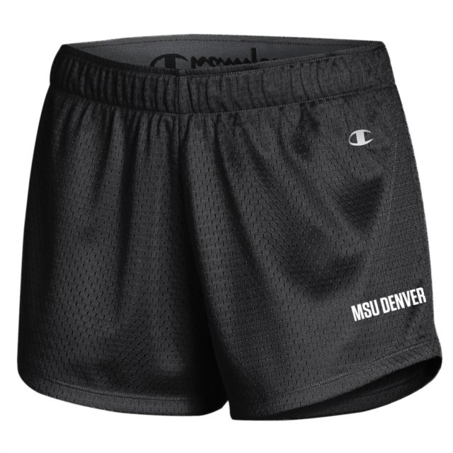MSU Denver Champion Womens Mesh Short MSU Denver Flat