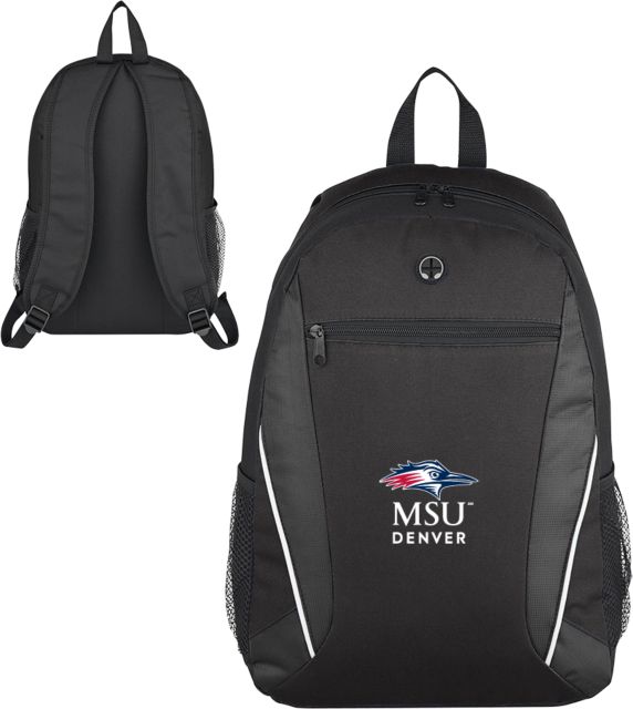 MSU Denver Homerun Computer Backpack MSU Denver Stacked