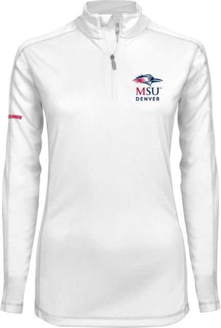 MSU Denver Syntrel Womens Interlock 1/4 Zip MSU Denver Stacked