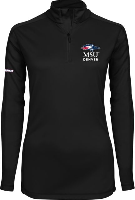 MSU Denver Syntrel Womens Interlock 1/4 Zip MSU Denver Stacked