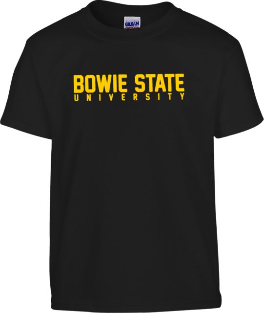 Bowie State Youth T Shirt Bowie State University Stacked - ONLINE ONLY