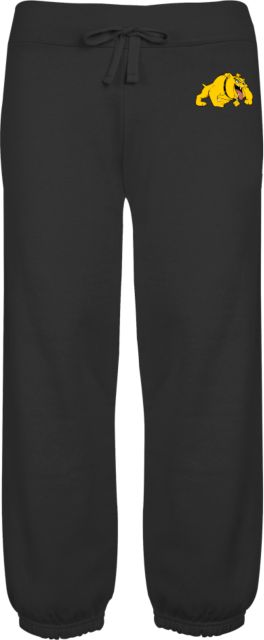Bowie State ENZA Womens Banded Fleece Capri Primary Mark - ONLINE ONLY