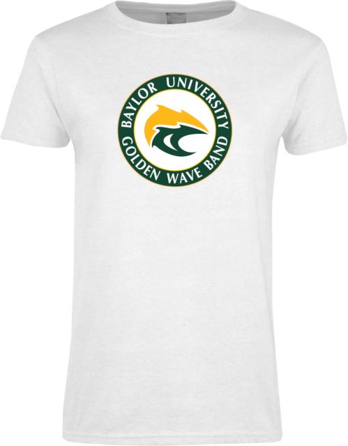 Baylor Ladies T Shirt Golden Wave Band Seal - ONLINE ONLY
