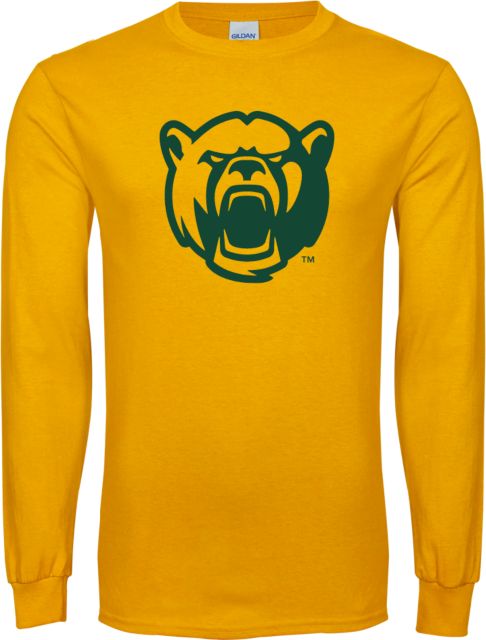 Youth Gold Baylor Bears Dripping Helmet T-Shirt