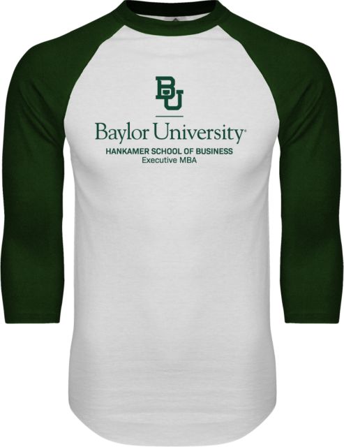 Baylor Raglan Baseball T Shirt Executive MBA - ONLINE ONLY