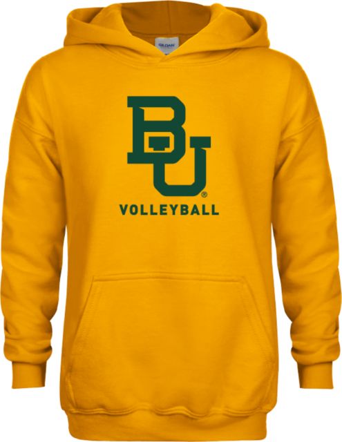 Baylor University Youth Fleece Hoodie Volleyball Gold