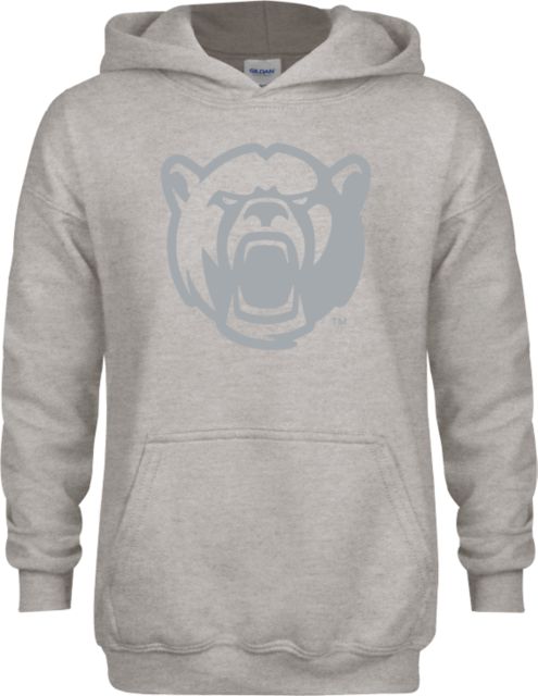 Baylor Youth Fleece Hood Tonal Bear Head - ONLINE ONLY
