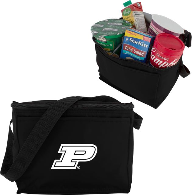 Purdue Six Pack Cooler Primary Athletic Mark