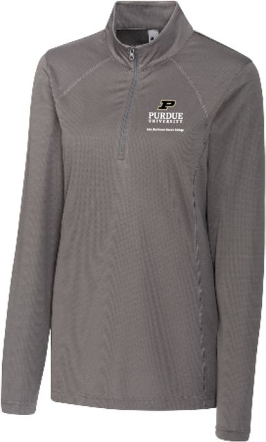 Purdue C&B Womens Titan Clique Ice Pique Half Zip Purdue - John Martinson Honors College Vertical - ONLINE ONLY