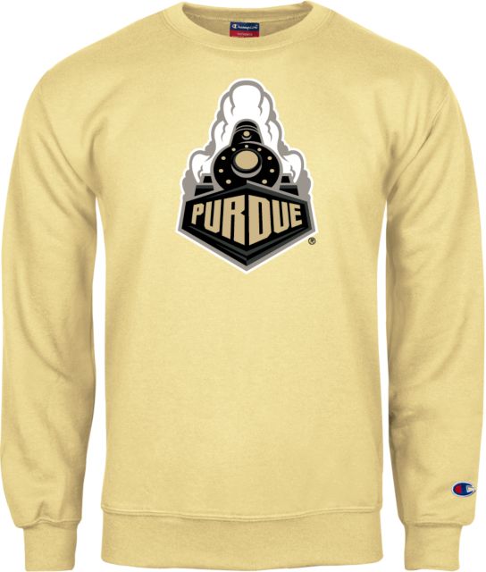 カレッジロゴ　PURDUE ナイロンプルオーバー Purdue Champion Fleece Crew Secondary Athletic Mark: Purdue
