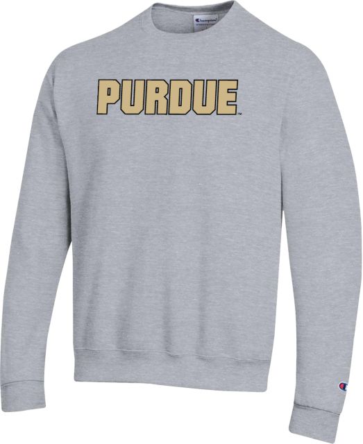 Purdue Champion Fleece Crew Purdue Athletic Wordmark
