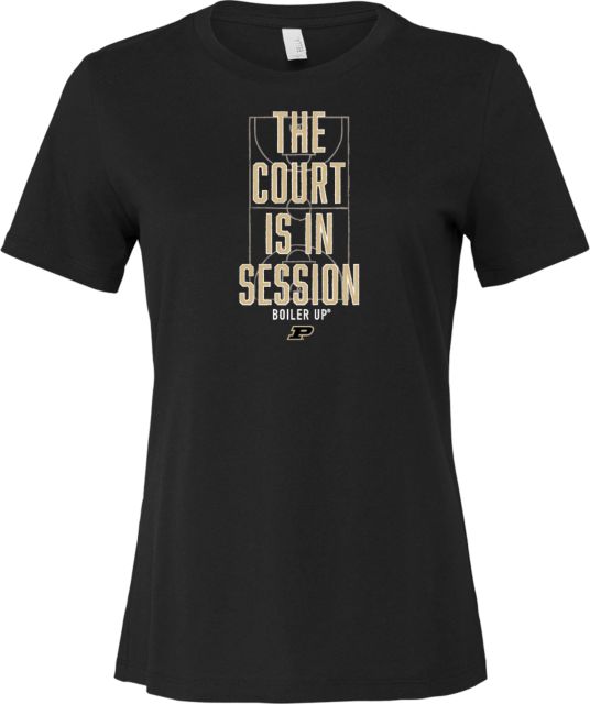 Purdue Bella + Canvas Womens Relaxed Cotton T Shirt Colorado State - Tee Off Golf