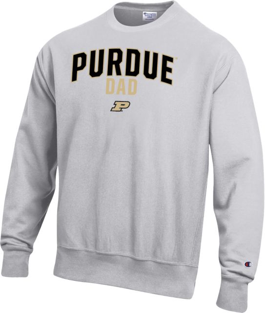 Purdue Champion Reverse Weave Sliver Crew Arched Purdue Dad - ONLINE ONLY