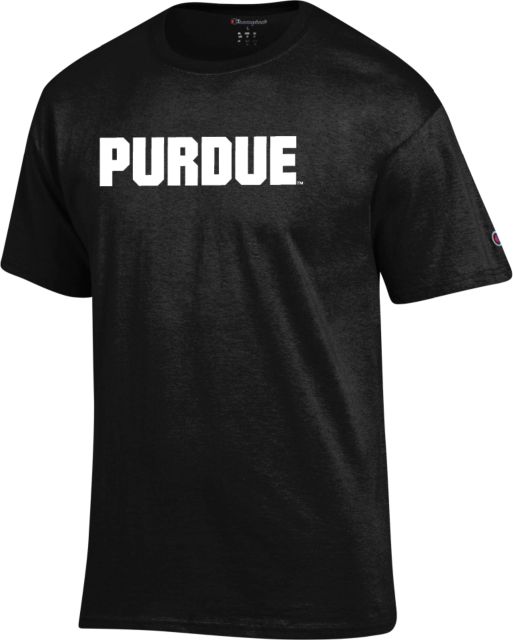 Purdue Champion T Shirt Purdue Athletic Wordmark