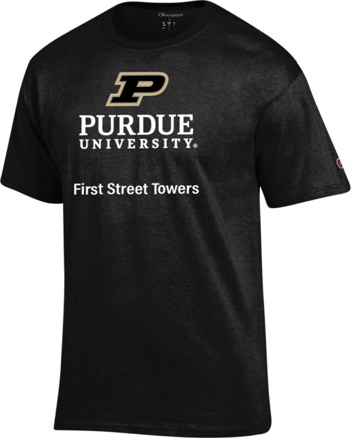 Purdue Champion T Shirt Purdue - First Street Towers - ONLINE ONLY