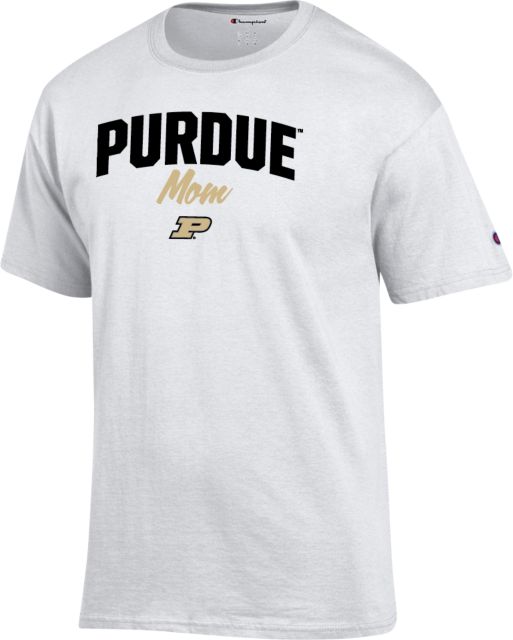 Purdue Champion T Shirt Purdue Mom Script - ONLINE ONLY