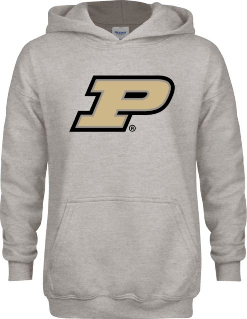 Purdue Youth Fleece Hood Primary Athletic Mark