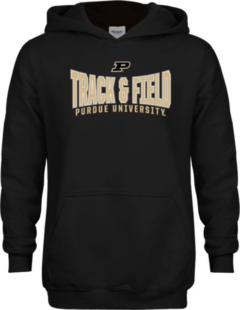 Purdue Youth Fleece Hoodie Purdue Track and Field Squeeze