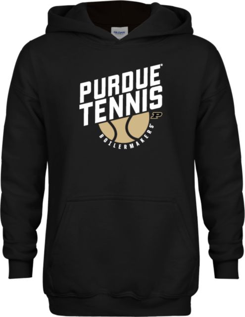 Purdue Youth Fleece Hoodie Purdue Tennis Ball Stacked