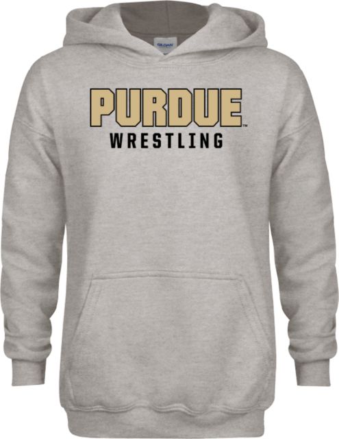 Purdue Youth Fleece Hood Purdue Wrestling