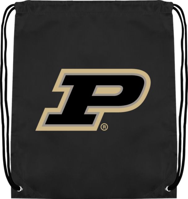 Purdue Drawstring Backpack Primary Athletic Mark