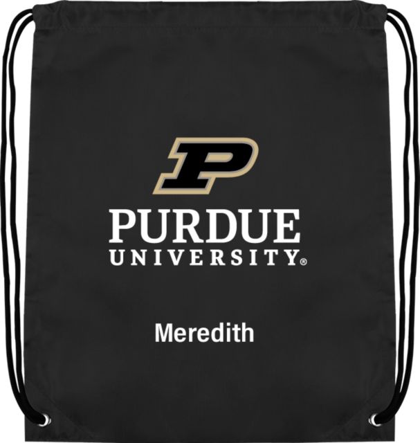 Purdue Drawstring Backpack Purdue - Meredith - ONLINE ONLY