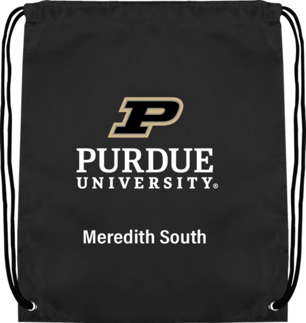 Purdue Drawstring Backpack Purdue - Meredith South - ONLINE ONLY