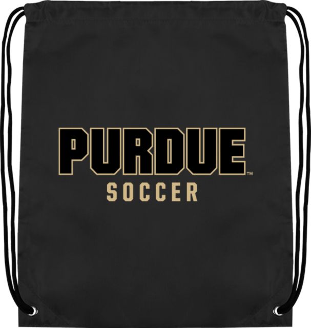 Purdue Drawstring Backpack Purdue Soccer Purdue University