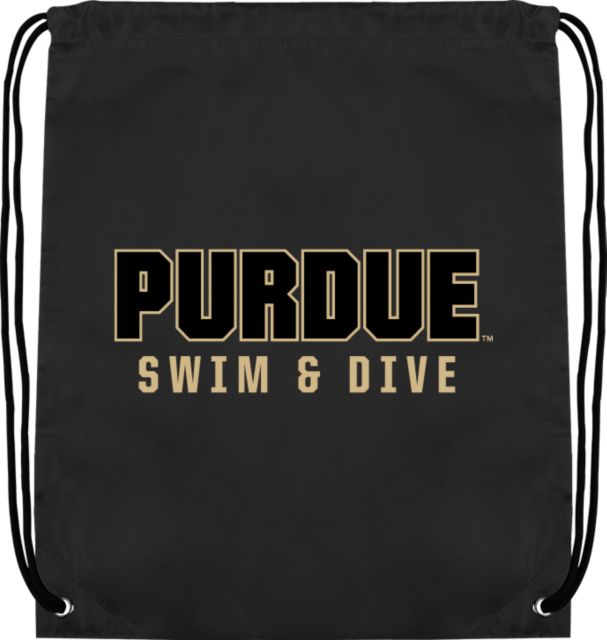 Purdue Drawstring Backpack Purdue Swim and Dive