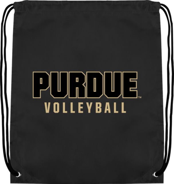 Purdue Drawstring Backpack Purdue Volleyball