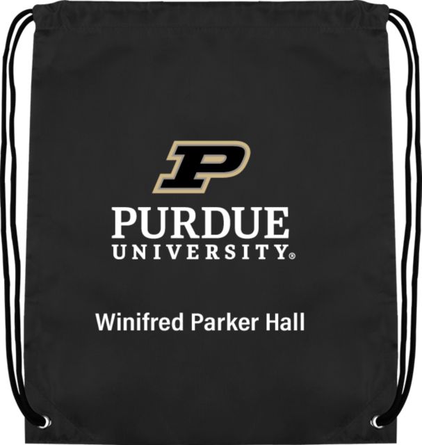 Purdue Drawstring Backpack Purdue - Winifred Parker Hall - ONLINE ONLY