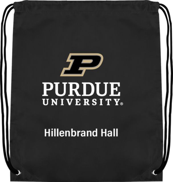 Purdue Drawstring Backpack Purdue - Hillenbrand Hall - ONLINE ONLY