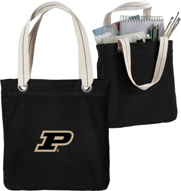 Purdue Allie Canvas Tote Primary Athletic Mark