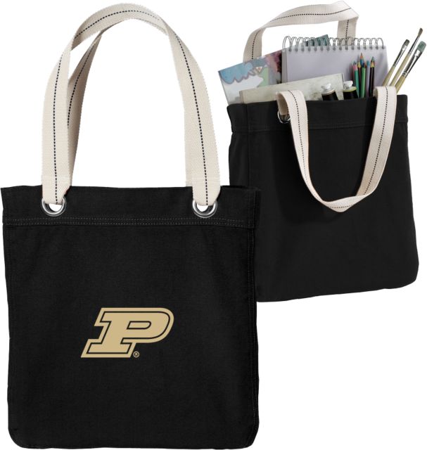 Purdue Allie Canvas Tote Primary Athletic Mark