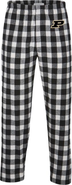 Purdue Boxercraft Unisex Buffalo Flannel Pajama Pant Primary Athletic Mark