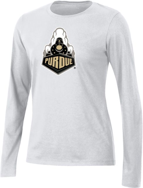 Purdue Gear Womens Long Sleeve Tee Secondary Athletic Mark
