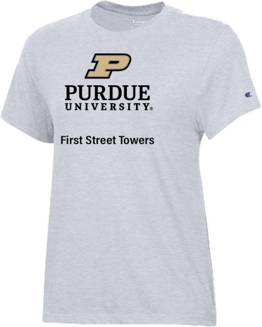 Purdue Champion Womens Core Short Sleeve Tee Purdue - First Street Towers - ONLINE ONLY