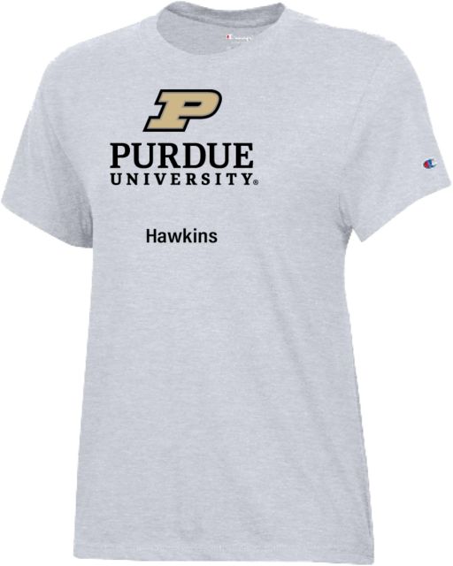 Purdue Champion Womens Core Short Sleeve Tee Purdue - Hawkins - ONLINE ONLY
