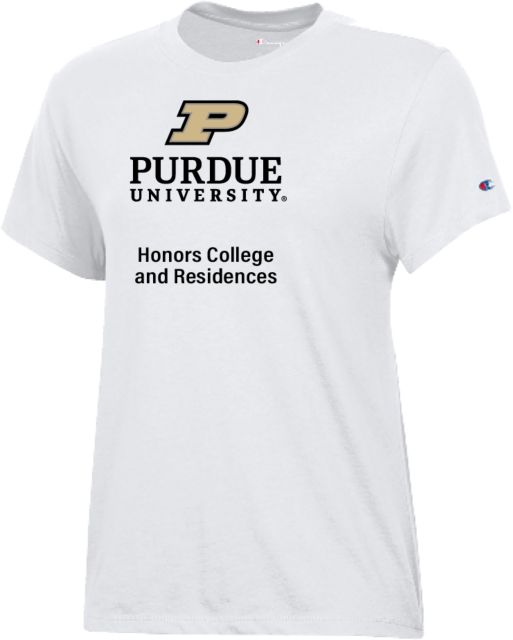 Purdue Champion Womens  Core Short Sleeve Tee Purdue - Honors College and Residences - ONLINE ONLY