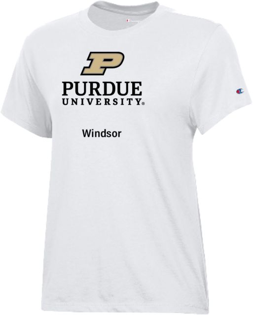 Purdue Champion Womens  Core Short Sleeve Tee Purdue - Windsor - ONLINE ONLY