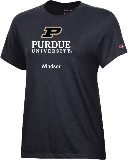 Purdue Champion Womens Core Short Sleeve Tee Purdue - Windsor - ONLINE ONLY
