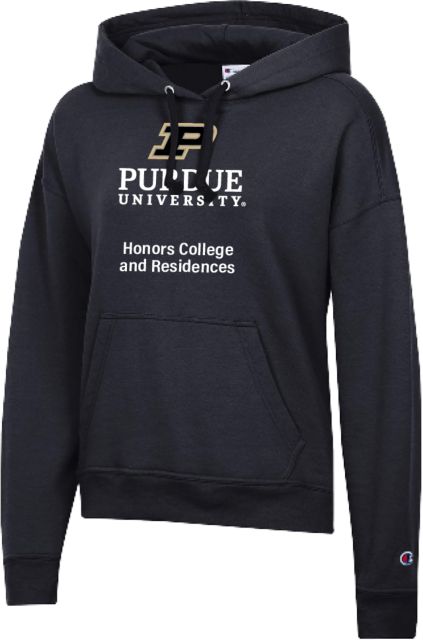 Purdue Champion Womens Powerblend Pullover Hood Purdue - Honors College and Residences - ONLINE ONLY